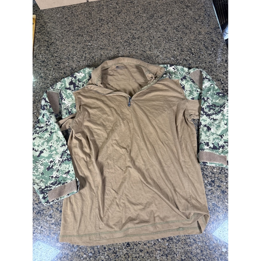 Shore Solutions AOR2 NWU Type III Combat Shirt Tan Digital Camo SS-CS-T3-SM S